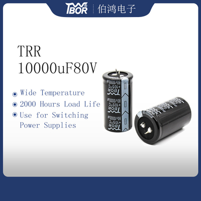 capacitor eletrolítico de alumínio do capacitor 35x70mm do inversor de 10000u F80V