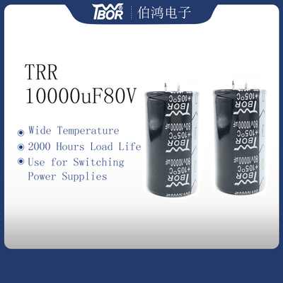 O capacitor eletrolítico 35X70MM de TRR 10000uf 80v para ESCONDIDO ilumina UPS