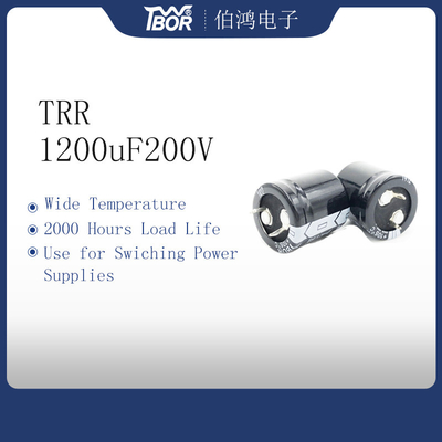 Capacitor à prova de explosões 30X55MM Al Electrolytic Capacitor de 1200uf 200v