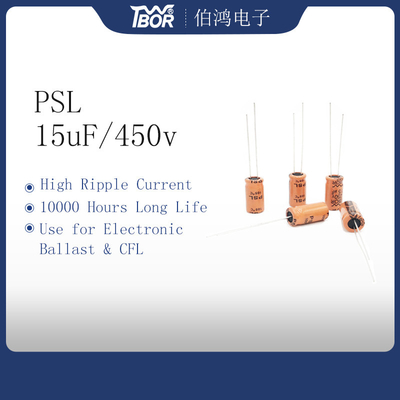 Capacitor do inversor de CFL 16x25mm 10000 horas de longa vida