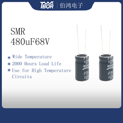 Poder fotovoltaico 18x20mm do capacitor 68UF400V de alta temperatura