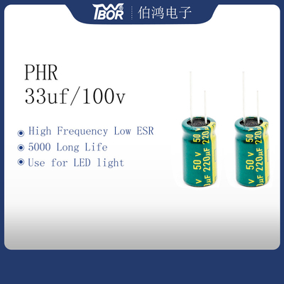 ISO de alta frequência RoSH do capacitor eletrolítico do RAP 220UF 50V