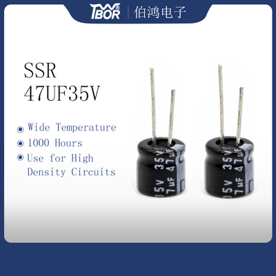 47uf35v capacitor eletrolítico de alumínio 6.3x7
