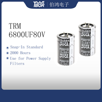 Pressão de TRM 6800uf 80v no capacitor 30x45mm do inversor à prova de explosões