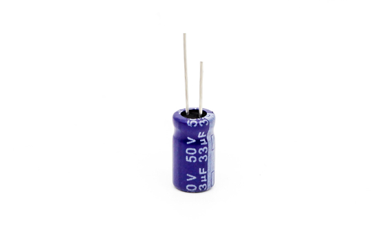 capacitor de alumínio de alta frequência do ESR do capacitor diminuto de 33uf50v 6.3x11 baixo