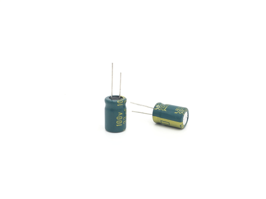 Capacitor eletrolítico de alumínio de alta frequência 10X20mm de 100uF 80V 5000 horas