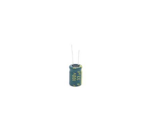 Capacitor eletrolítico de alumínio de alta frequência 10X20mm de 100uF 80V 5000 horas