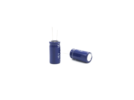 Baixo capacitor eletrolítico de alumínio de alta frequência 2200UF16V 13X25mm do ESR