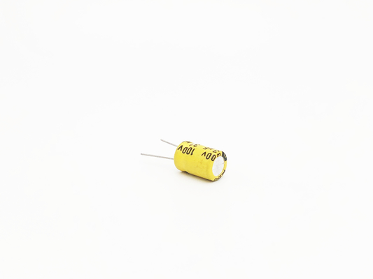 Terminal de alta temperatura do radial do capacitor 8X12mm de SMT 33UF100V