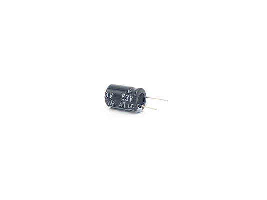 47UF63V grande capacidade eletrolítica de alumínio diminuta dos capacitores 8x12mm