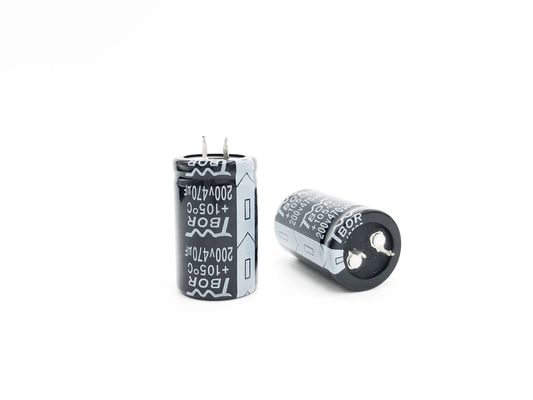 A pressão da TW BOR 22X40MM no capacitor 470UF200V escondeu o capacitor leve