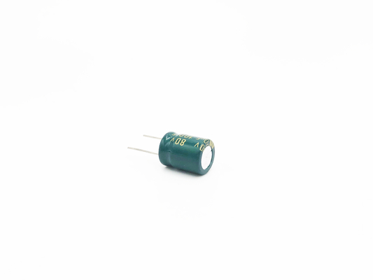 5000 de 100UF80V do diodo emissor de luz horas de capacitor 10X20MM ISO14001 da luz