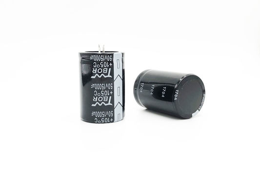 Capacitor eletrolítico 35X50MM de alta tensão preto 15000UF 50V