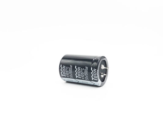 Capacitor eletrolítico 35X50MM de alta tensão preto 15000UF 50V
