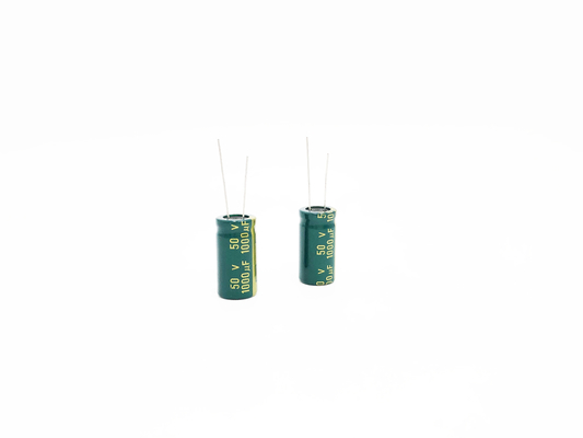 capacitor 1000 F de alta frequência da luz do diodo emissor de luz de 13X25mm capacitor de 50 volts