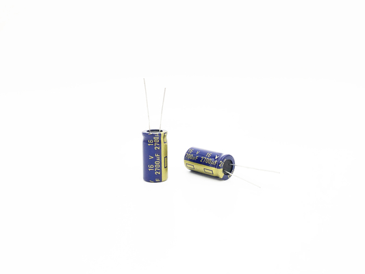 Capacidade alta de alumínio do capacitor 4700UF16V do radial da TW BOR 13X30mm
