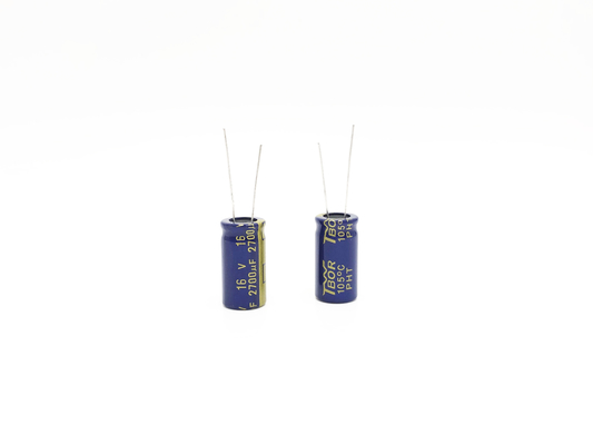 Capacidade alta de alumínio do capacitor 4700UF16V do radial da TW BOR 13X30mm