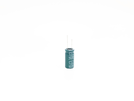 Capacitor eletrolítico radial verde 8.2UF400V 10X20mm TW BOR