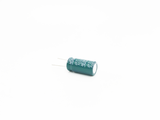 Capacitor eletrolítico radial verde 8.2UF400V 10X20mm TW BOR