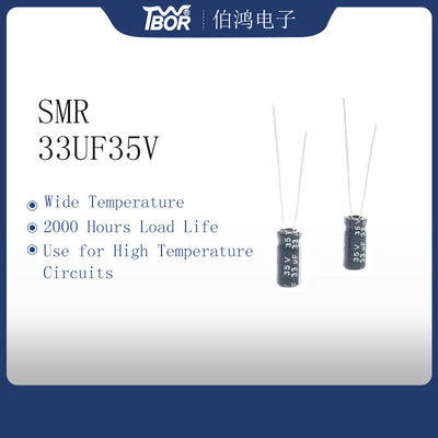 33UF35V tipo diminuto da ligação do radial do capacitor 5x11mm 2000 horas