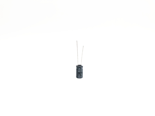 Capacitores eletrolíticos de alumínio 100UF63V 8X14mm