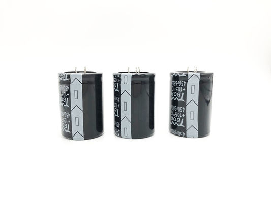 ISO9001 capacitores de alumínio do capacitor eletrolítico 680UF450V UPS 35X50MM