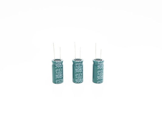 Capacitor eletrolítico atual 13X20mm da ondinha alta de 8.2UF 400V