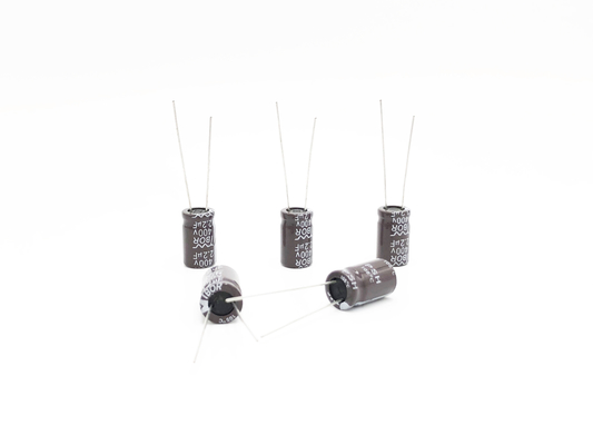 Capacitor eletrônico 2.2UF 400V 10x13mm do inversor do reator de CFL
