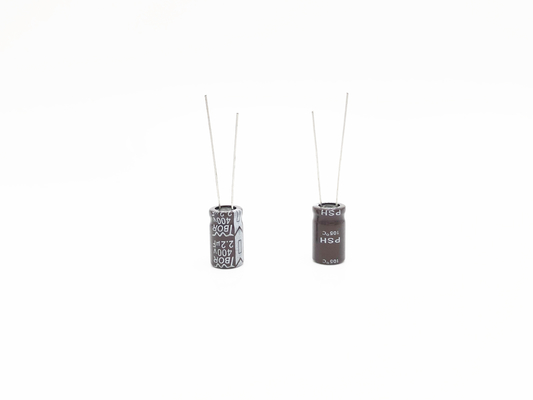 Capacitor eletrônico 2.2UF 400V 10x13mm do inversor do reator de CFL