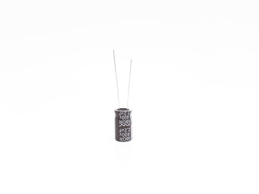 Capacitor eletrônico 2.2UF 400V 10x13mm do inversor do reator de CFL