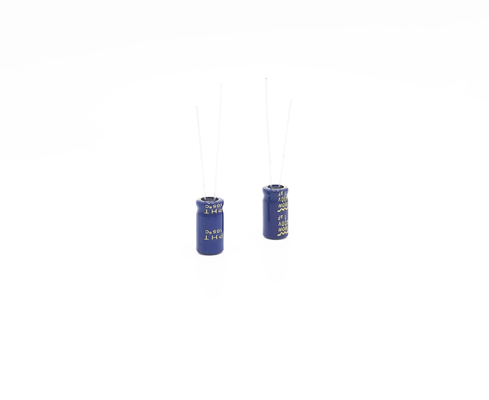 Ligação de alumínio do radial do capacitor eletrolítico 8x10mm de 1UF 400V baixa ESR