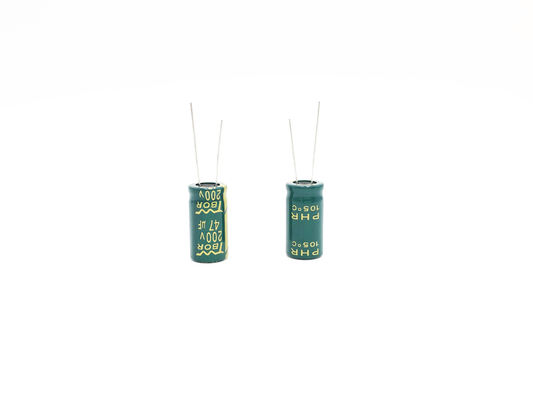 ISO14001 capacitor eletrolítico de alta frequência 47UF 200V 5000 horas de vida