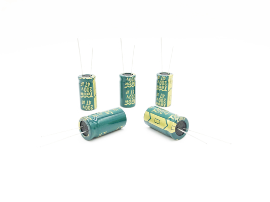 Capacitor 13x16mm do de alta capacidade RAP 47uf 200v para a luz do diodo emissor de luz
