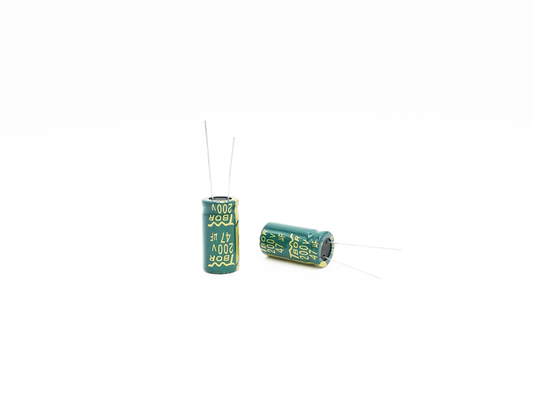 Capacitor 13x16mm do de alta capacidade RAP 47uf 200v para a luz do diodo emissor de luz