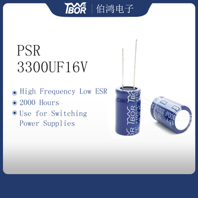 capacitor de alta frequência do capacitor eletrolítico 3300uf 16v de 13x30mm