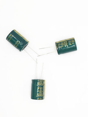 ISO9001 18x30mm 5000 horas de capacitores eletrolíticos 68UF 400V da ligação radial