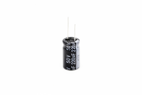 ISO9001 capacitor eletrolítico radial 220uF 50V