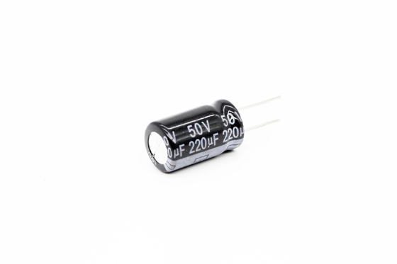 ISO9001 capacitor eletrolítico radial 220uF 50V