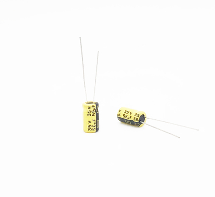 Capacitores eletrolíticos de alta temperatura eletrolíticos de capacitor 6.3x11mm de 56UF35V SMT