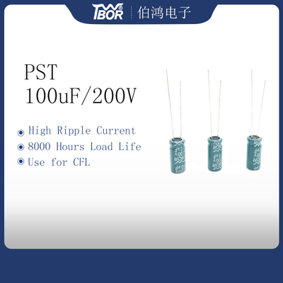 capacitor do inversor 100uF200V 8000 horas de capacitores atuais da ondinha alta