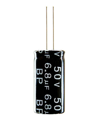 o capacitor do amplificador 5.6uF100V audio de 10x16mm polarizou não baixo D.F.